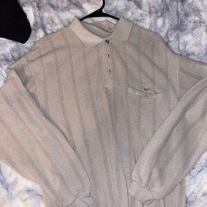 David Taylor collared sweatshirt